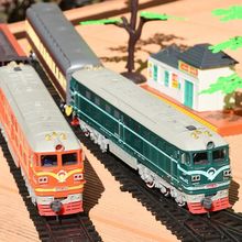 火车玩具儿童电动小绿皮内燃机轨道高铁复兴号套装轨道货源亚马逊
