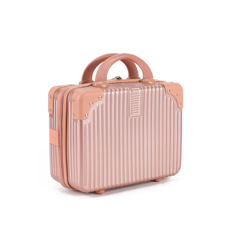 Portable Box 14-Inch Small Suitcase Women's 16-Inch Cosmetic Case Support Logo18-Inch Suitcase Mini Storage Bag