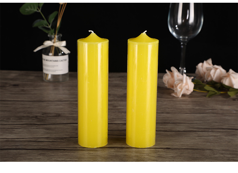 厂家直销家用停电应急照明大号特粗蜡烛无烟无味耐烧加大加粗蜡烛