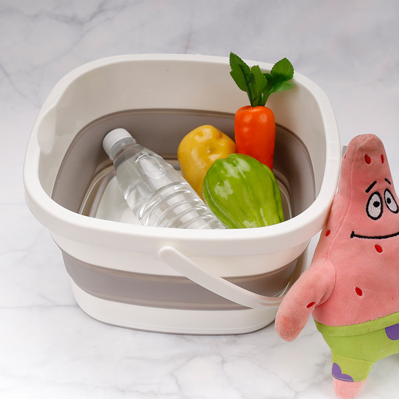 橡胶塑料桶车用折叠水桶户外家用清洁汽车折叠便携式钓鱼便携多功