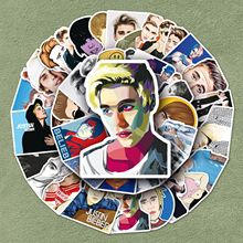 50张Justin Bieber贾斯汀比伯手帐贴纸周边装饰iPad笔记本电脑贴