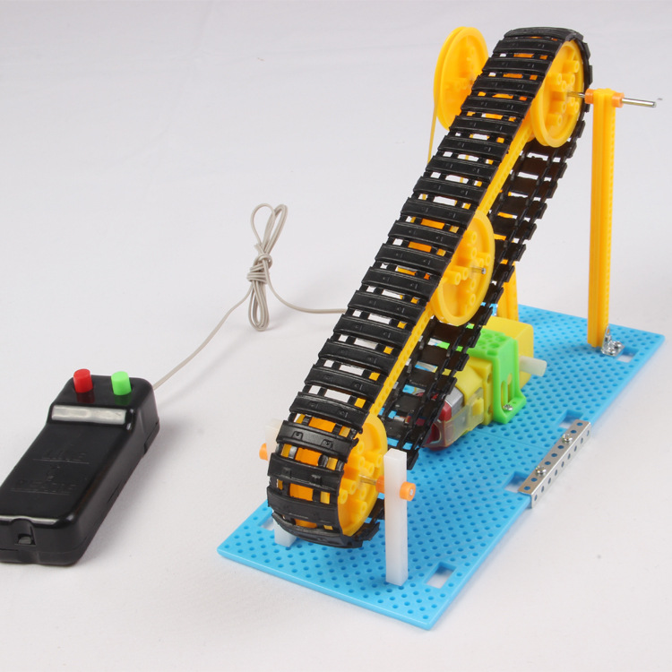 自动传送带科技小制作输送带手工diy材料包小学生科学实验教材