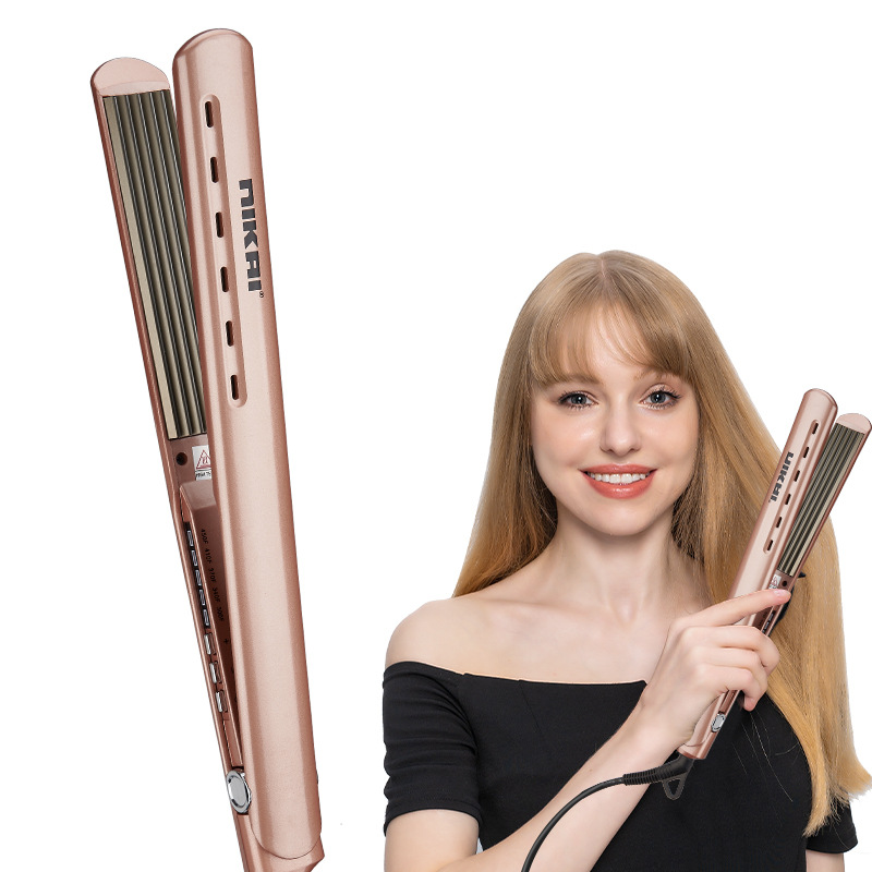 跨境玉米须烫发棒五档调温卷发棒不伤发家用蓬松玉米夹发棒烫发器