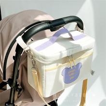 韩国ins卡通手提便当包上班族便携帆布包大容量可爱小熊妈咪包