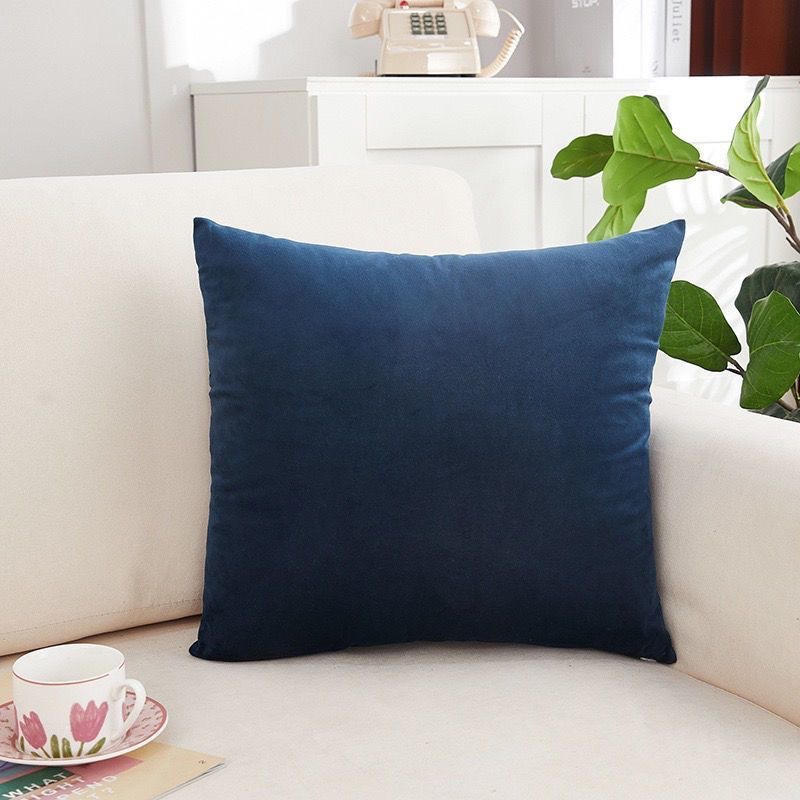 Customizable Couch Pillow Bed Head Backrest Cushion Office Waist Cushion Multicolor Optional Velvet Pillow Cover