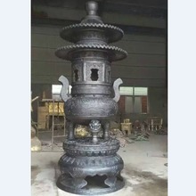 可定各种铁香炉 铜香炉 寺庙纯铜香炉 6米高塔炉可定厂家