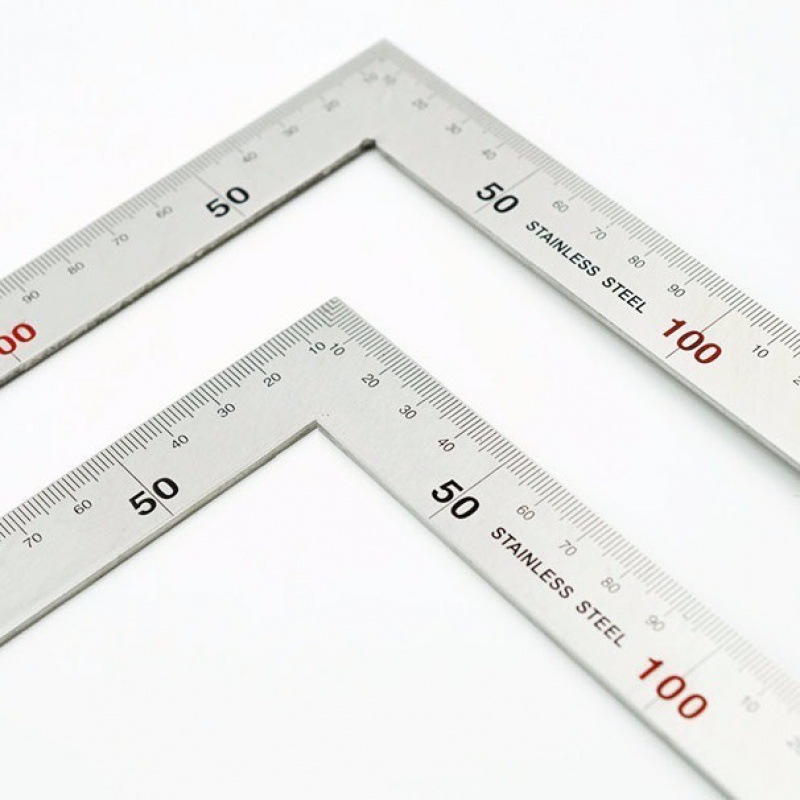 45 cm大号木质圆角尺木质三角尺 量角器教学教师教具 办公文具-报价