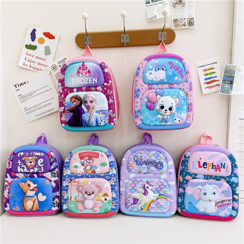 Kindergarten Children's Schoolbag Cartoon Cartoon Cartoon Cute Child Backpack Preschool Boys and Girls Baby's Backpack Small Backpack