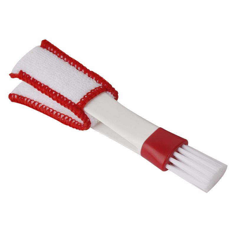 Amazon Multi-Functional Double-Headed Gap Brushes Car Air Conditioner Air Outlet Cleaning Brush Shutter Keyboard Dusting Brush