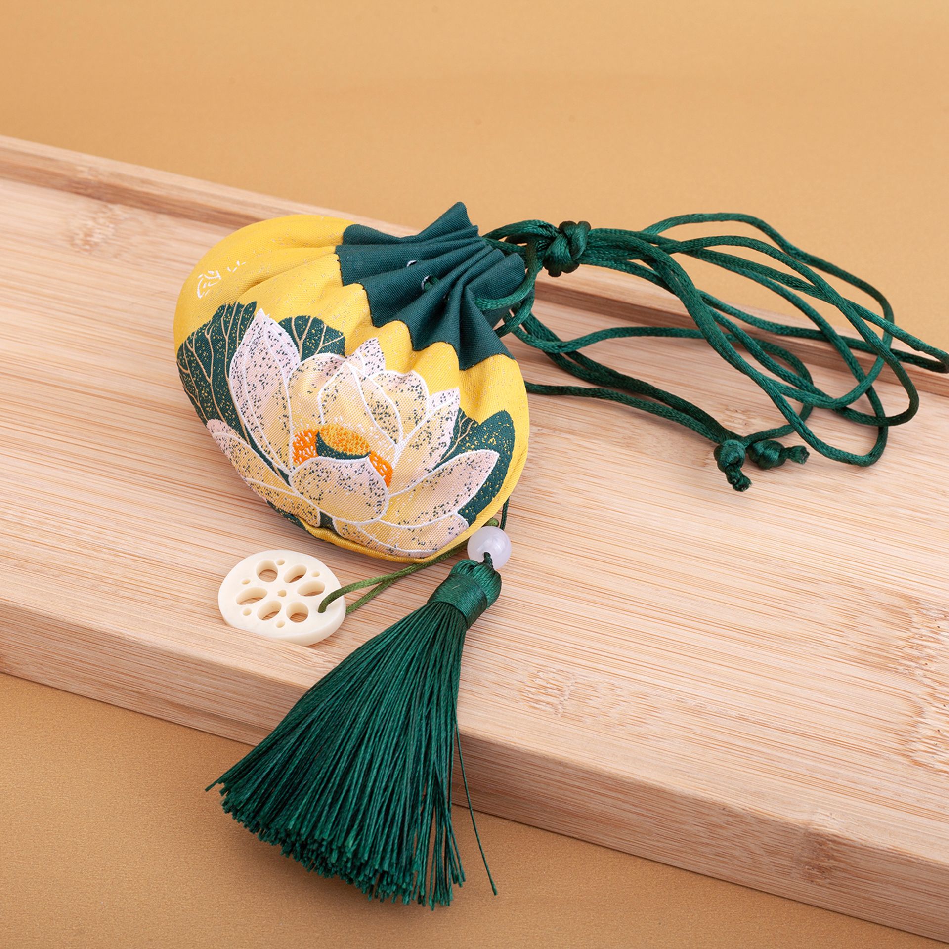 端午节荷花香包古风香囊流苏香袋宫廷空袋子汽车随身挂件礼物