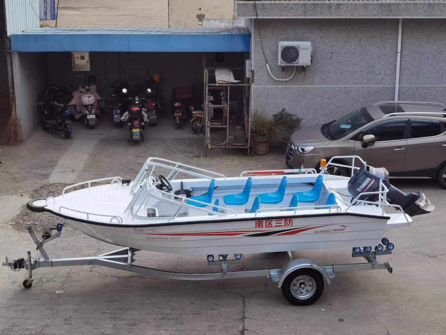 摩托艇拖车 橡皮艇冲锋舟拖车 船拖 船用 快艇游艇拖车