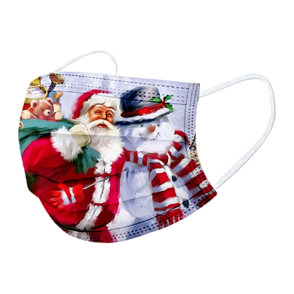 2022新牛年春节红色福字印花口罩来图定制银行商场企事业单位logo