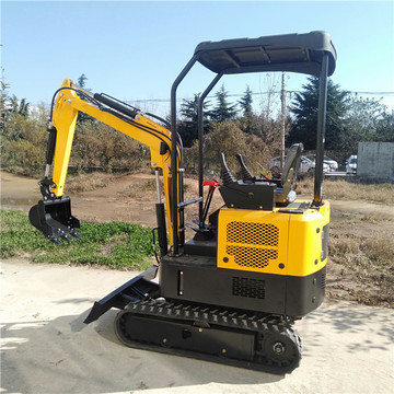 迷你17微型挖掘机 果园家用小型履带挖掘机 液压挖土机挖沟机图片