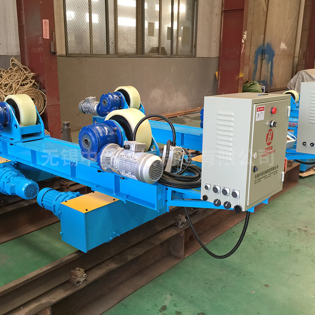 10电动行走吨可调滚轮架螺钉可调滚轮架管道设备焊接托架托轮