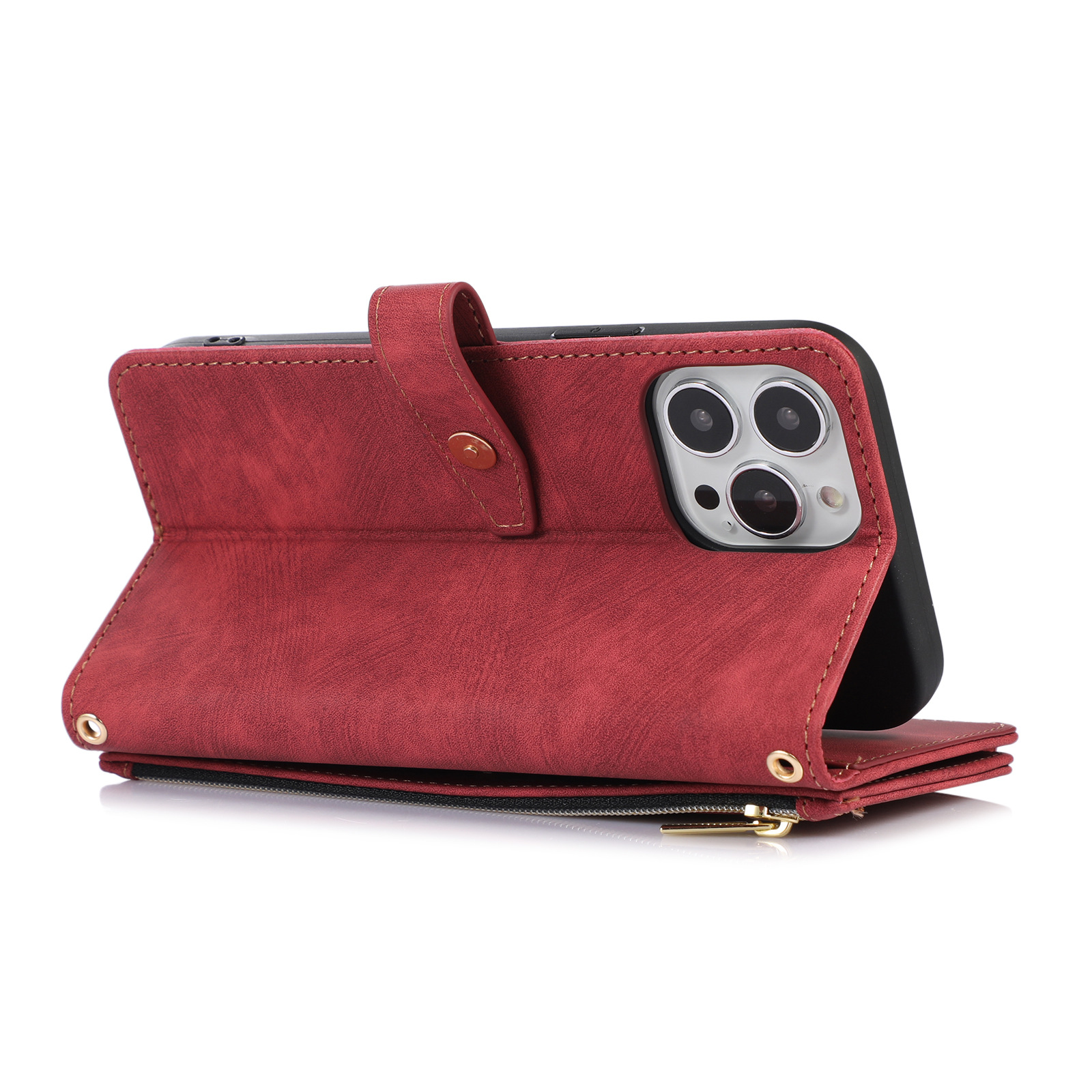 工厂直销苹果12手机壳保护套肤感适用iphone15多功能手机皮套现货