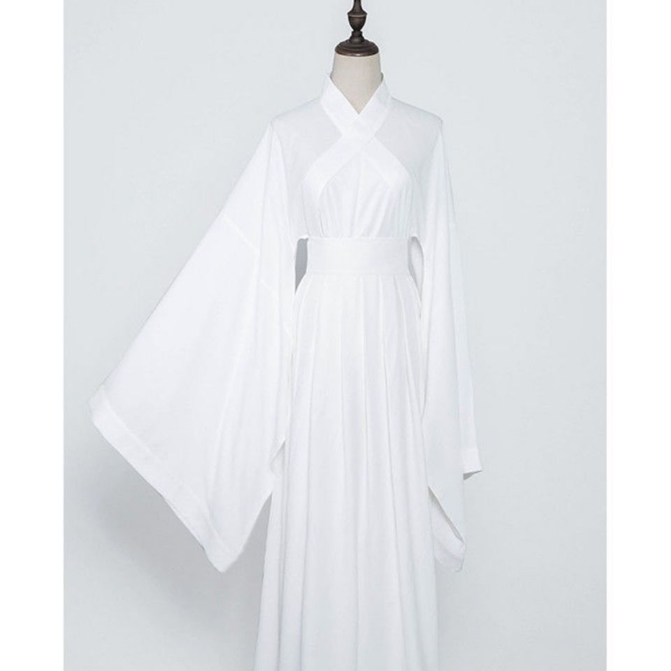 古代睡衣女里衣宫廷明制汉服男女同款居家服中衣裤白色禅修服寝衣