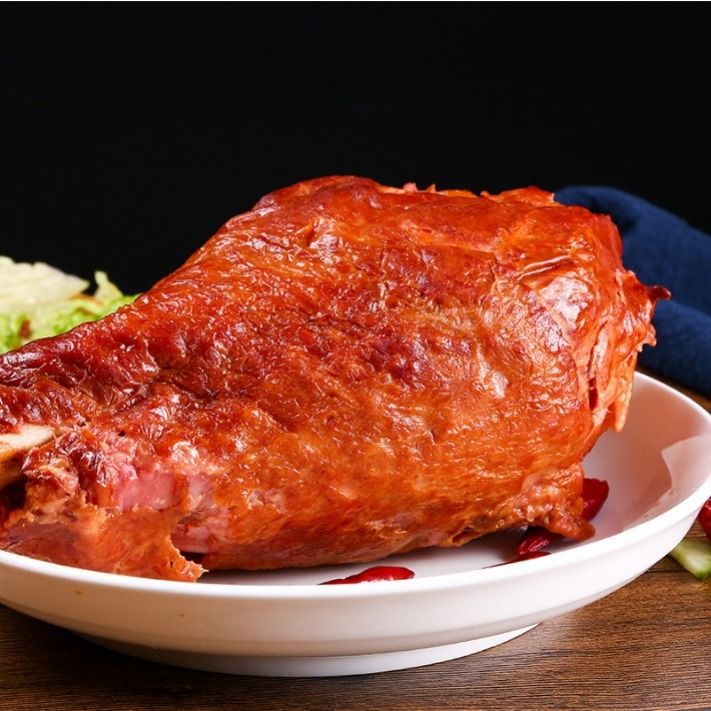 2只超大1100g火鸡腿熟食即食大火鸡腿熏味西餐年货1只450g