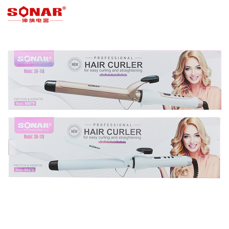 Sonar Hair Curler Household Hair Curler LCD Electric Hair Curler Women's Hair Perm Salon Straight Curly Hair Artifact