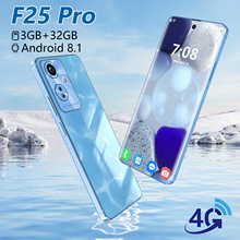 最新跨境手机厂家直批F25 Pro 真4G 6.8超大屏幕 超薄机身长续航
