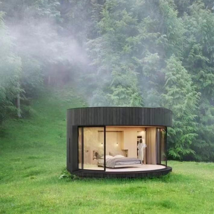 网红打卡户外民宿飞碟民宿玻璃房创意移动房屋酒店飞碟太空舱直供