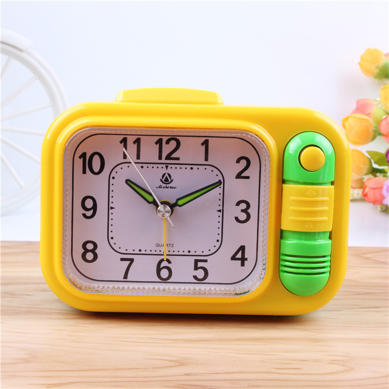 双音版音乐闹钟 夜光电子时钟 学生床头音乐打铃闹钟批发