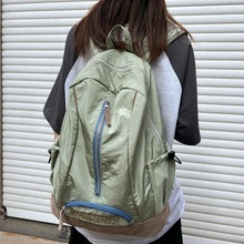 日系ins大学生书包女2023新款韩版双肩包休闲学生上课大容量背包