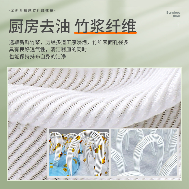 Household White Dish Towel Thick Microfiber Special Tableware Scouring Pad Kitchen Absorbent Dishwashing Cloth