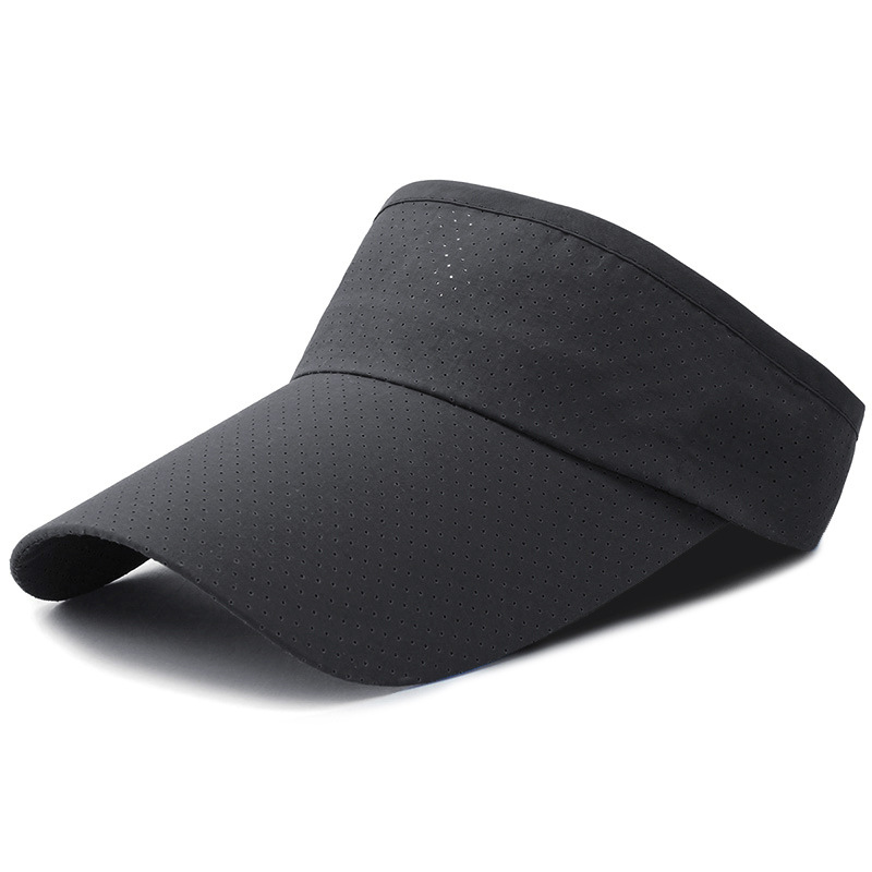 Summer Big Brim Sun Hat Outdoor Men's and Women's Sports Sun Baseball Hat Fixed Light Board Visor Cap