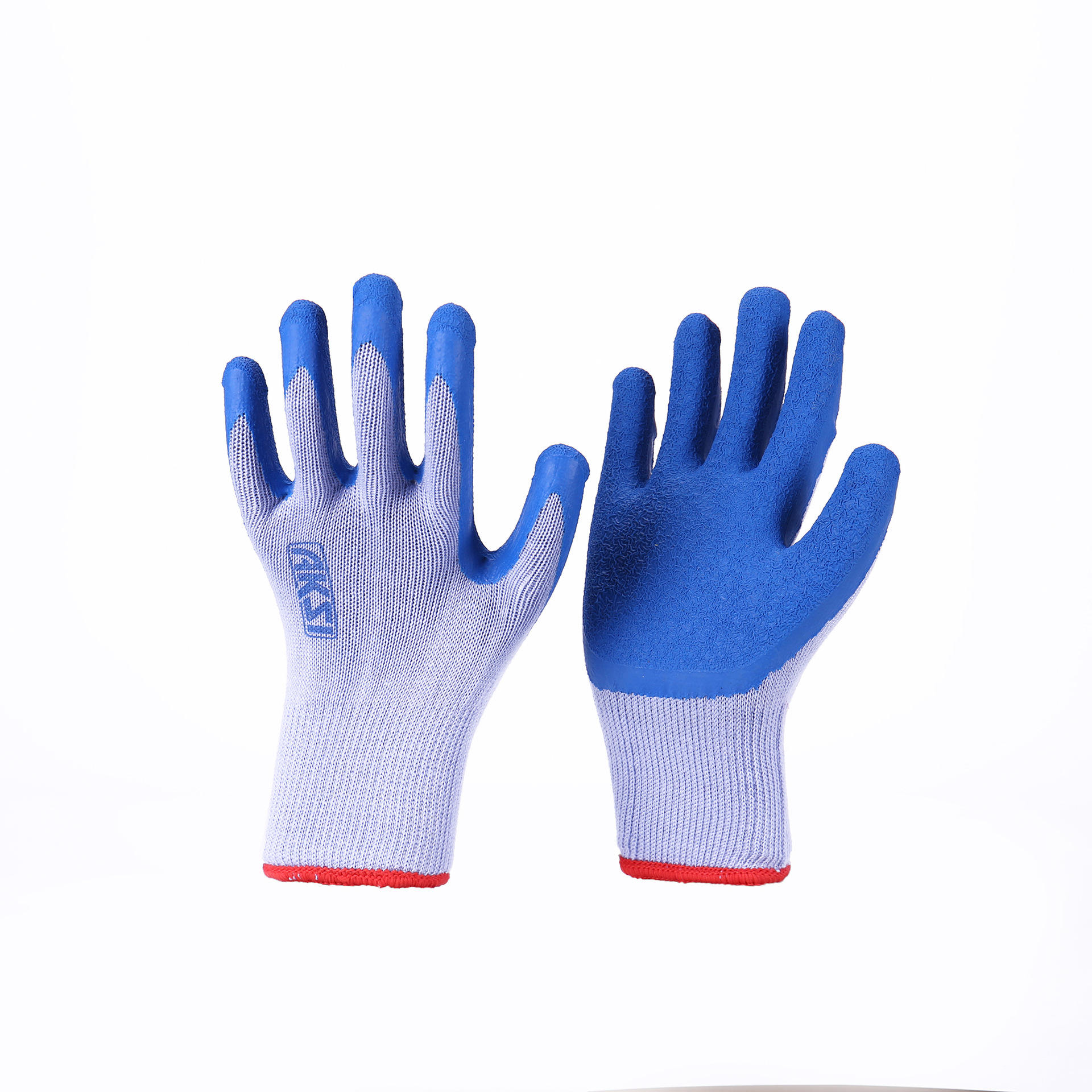 舜达浸胶防割手套防刺手套浸胶皱纹劳保手套防滑耐磨安全防护手套