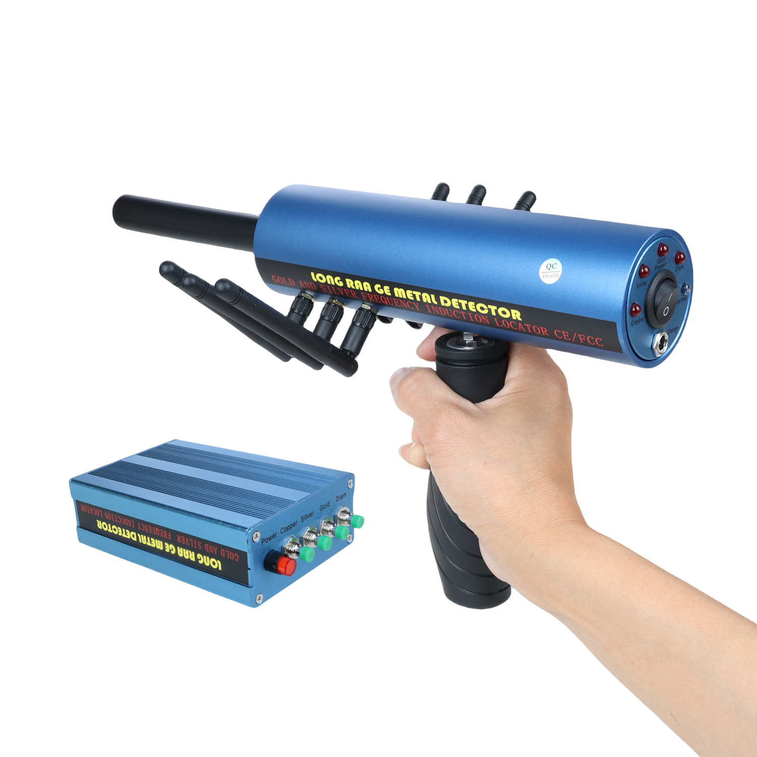 户外手持式高精度大范围金银铜贵金属远程扫描探测仪深度可达20米