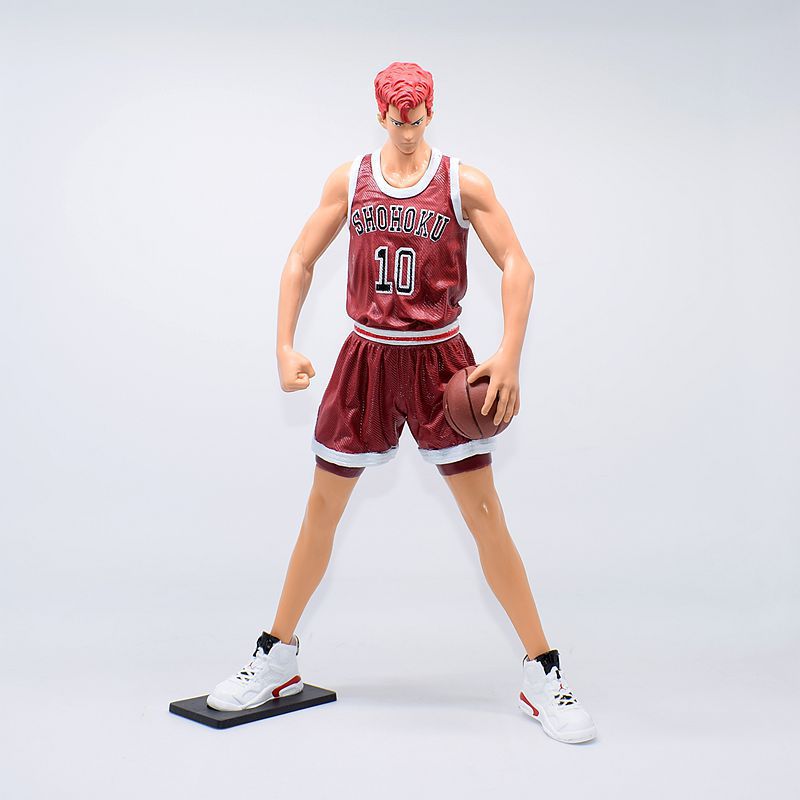 酷玩动漫 灌篮高手 樱木花道 热血篮球员 组立式 可换头 盒装手办