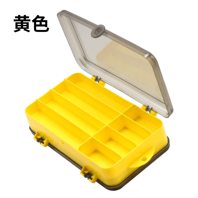 Factory Wholesale Soft Bait Hard Bait Bait Storage Box Double-Sided Split Box Portable Plastic Storage Box Accessory Box Fishing Gear