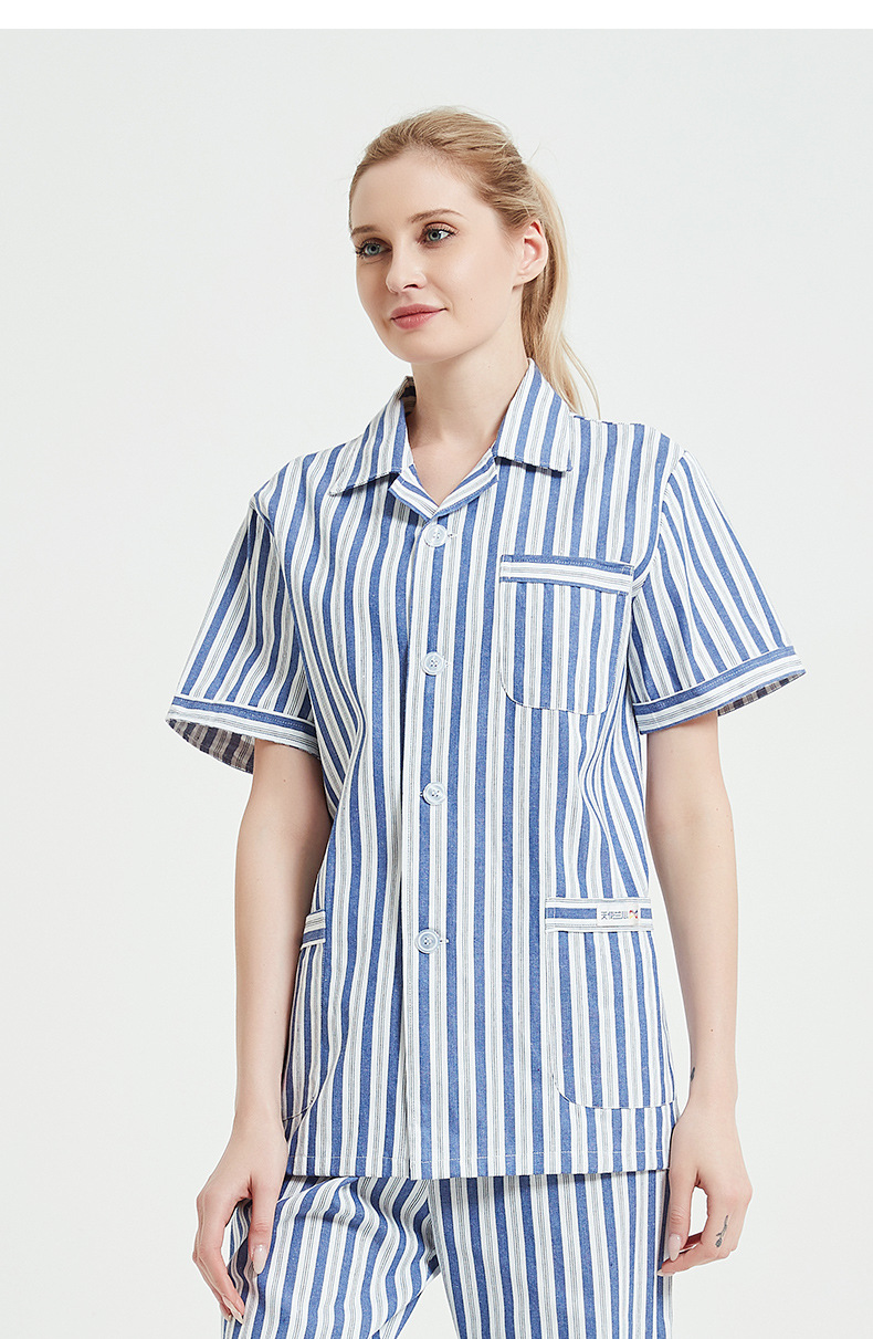 病号服纯棉医院患者睡衣长短袖病员服分体套装舒适住院宽松护理服