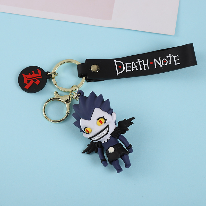 Creative Anime Death Note Cartoon Doll Keychain Creative Bag Pendant Personalized Car Accessories Wholesale