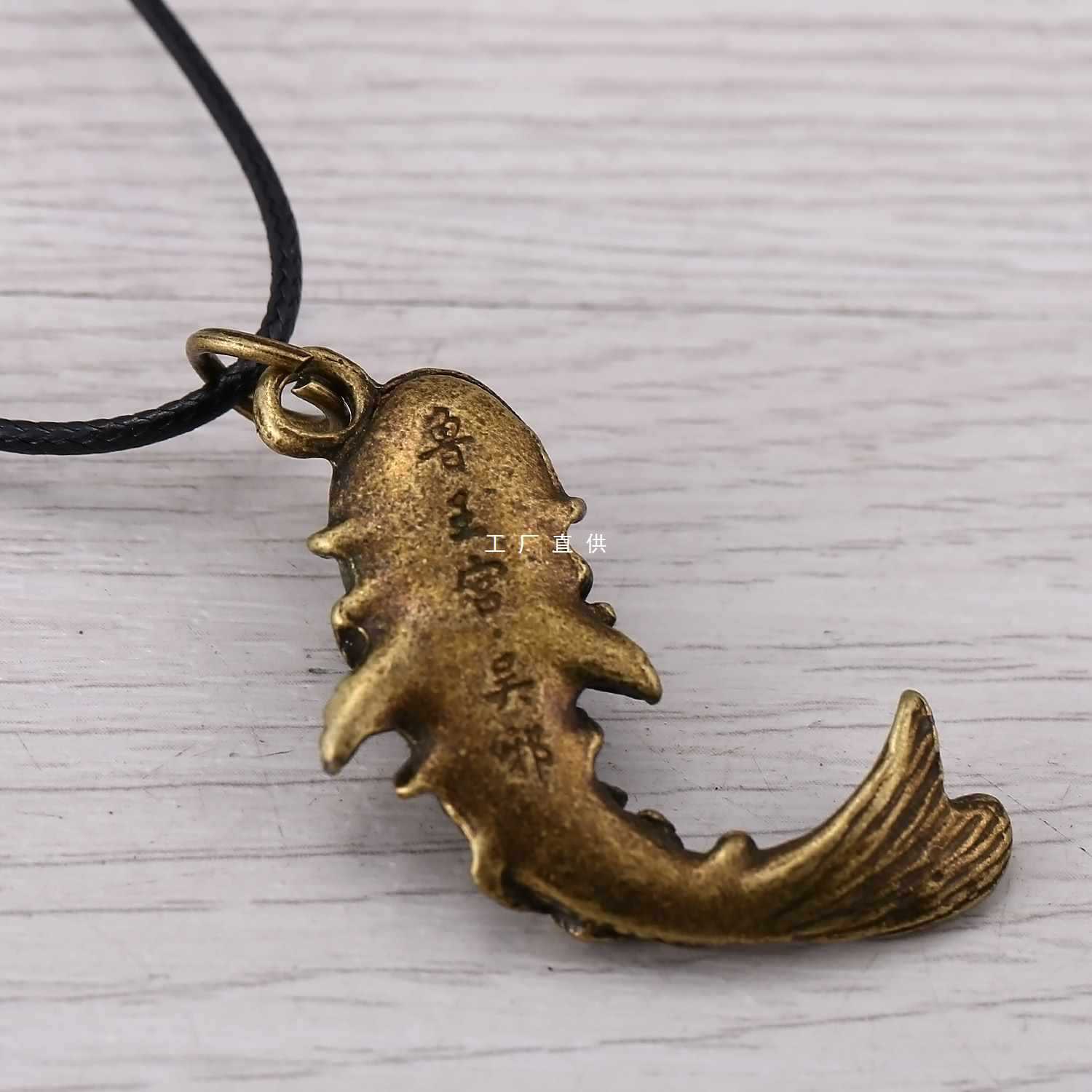 新款新品 盗墓笔记周边饰品 小哥张起灵吊坠吴邪蛇眉铜鱼项链礼物