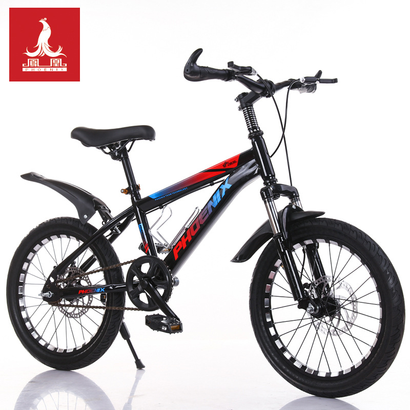 Phoenix Children's Bicycle Middle and Big Children 8-10-12 Years Old Boy Primary School Student Disc Brake Variable Speed Mountain Bicycle Pedal