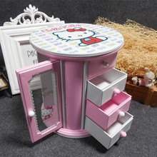 音乐盒凯蒂猫粉色首饰收纳八音盒送女生儿童生日节日礼品