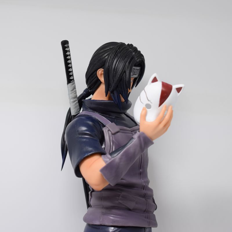 火影忍者 晓组织 暗部 宇智波鼬 面具 站姿 盒装手办公仔摆件模型