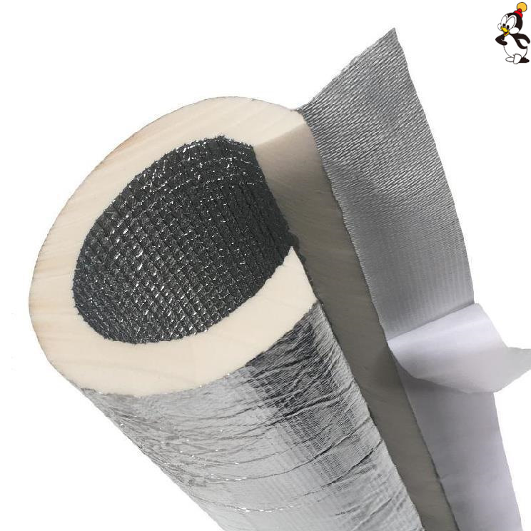 保温管外包护套防冻pvc外壳空调排水管带保温棉暖气管热水管4贴