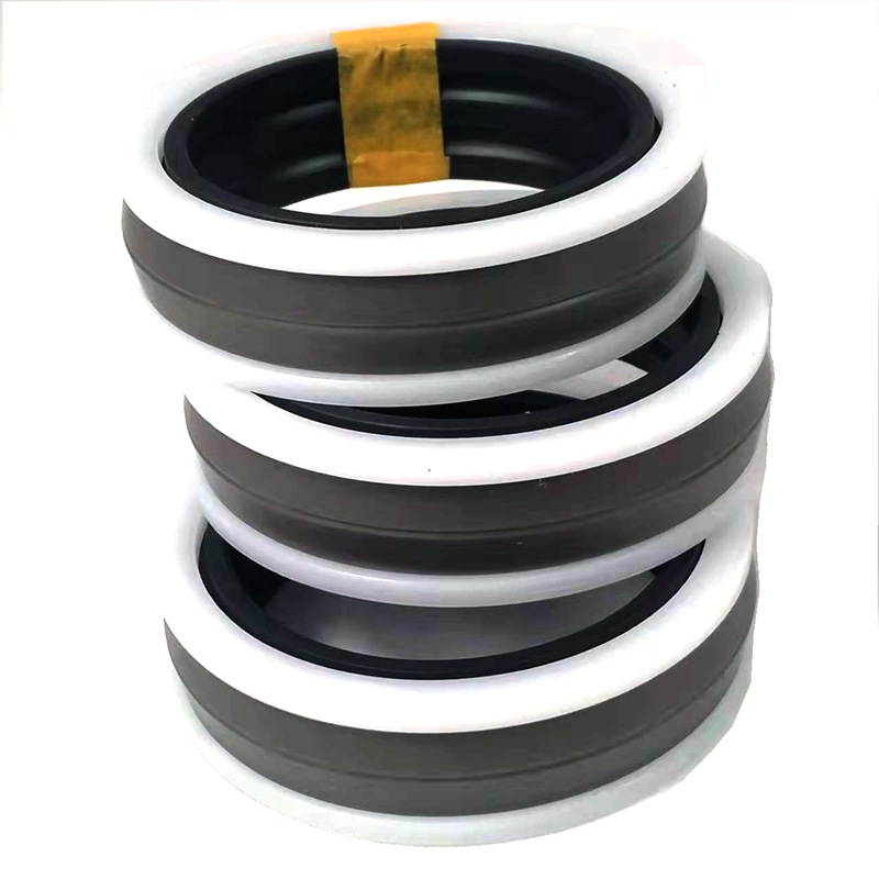 灰色zp型双作用活塞密封件泵车臂架挖机液压油缸专用密封圈