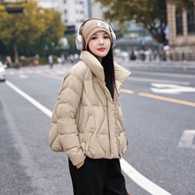2023年新款立领羽绒服女韩版短款宽松百搭显瘦小个子休闲保暖外套