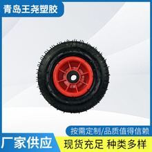 厂家直供 黑胎大方块 60套长19孔 红色塑料滚针轮胎批发