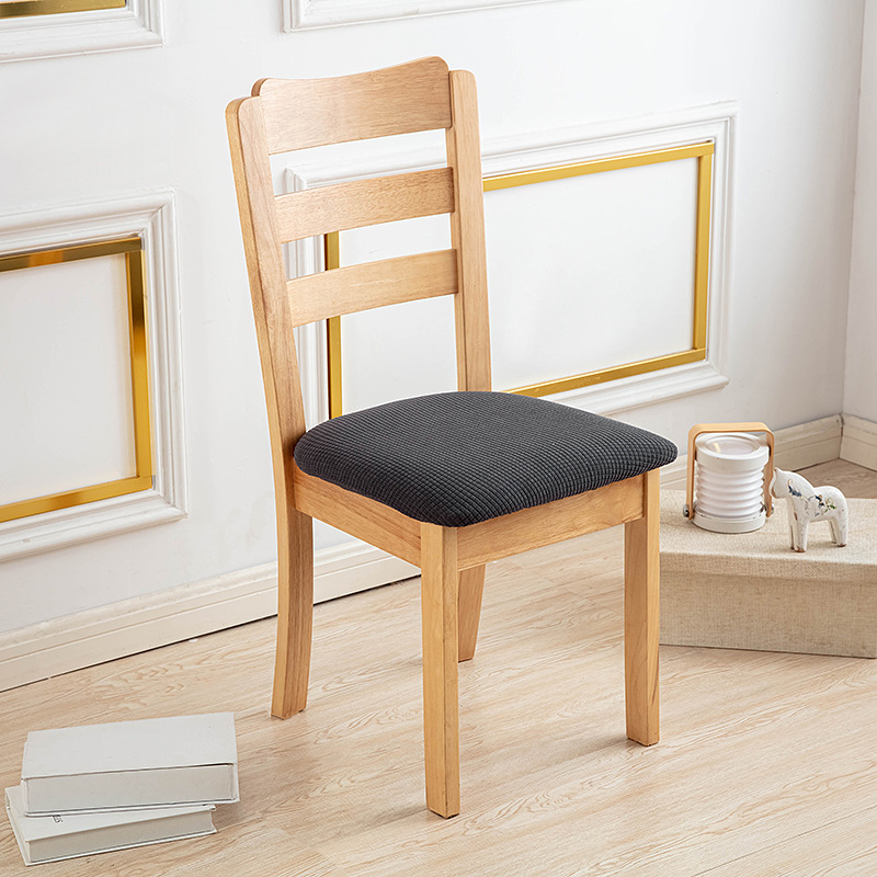 加厚玉米绒椅子套罩餐厅咖啡奶茶酒店家用通用餐桌座椅防泼水凳套