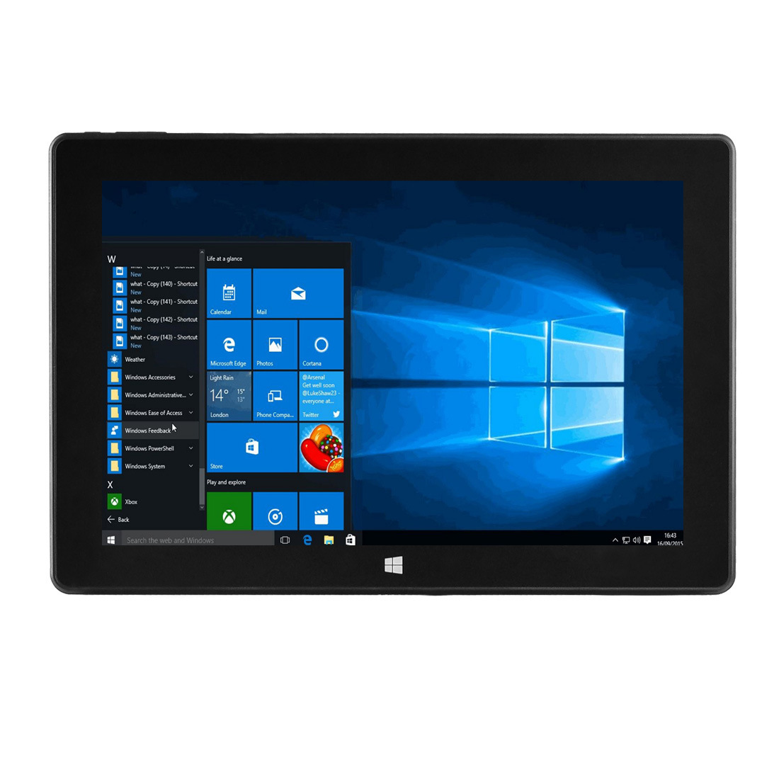 跨境10寸win10 win11 系统平板电脑 wifi 娱乐办公学习炒股 二合