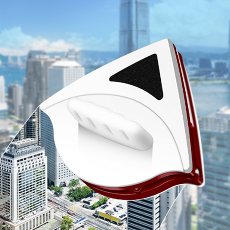 家居玻璃清洁器三角形多功能双层玻璃防夹手双面擦高楼擦窗神器