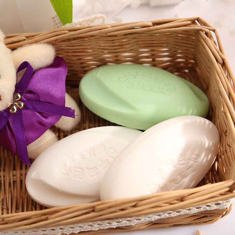 新肤玉兰滋养纯白清香莹润超市宾馆批发香皂100g125g