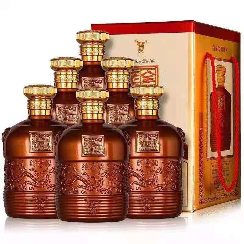 四川全兴老号绵柔8白酒 42度500ml*6瓶浓香型纯粮食酒老八大名酒