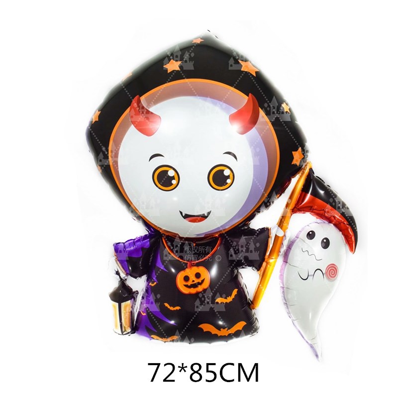 New Halloween Series Aluminum Foil Balloon Cartoon Balloon Halloween Decorative Balloon