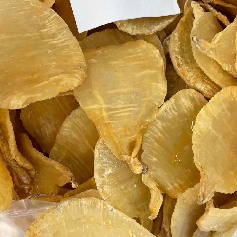 鱼胶产地批发 双牙花胶足干a货纯淡干双牙胶海味干货双牙鱼胶花胶