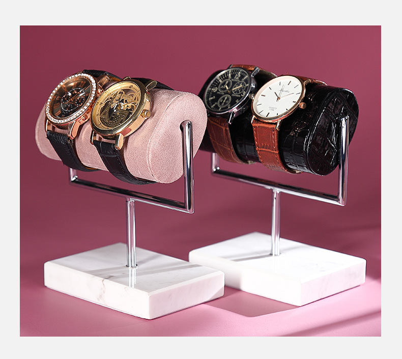 创意手表展示架大理石底座腕表收纳架橱窗专柜手表饰品道具摆件